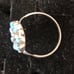 Native American Navajo Petit Point Cluster Flower Ring Sz 7