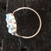 Native American Navajo Petit Point Cluster Flower Ring Sz 7