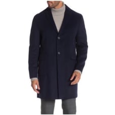 DKNY Navy Dagg Long Mens Long Coat*40R