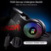 Redragon Gaming Headset w/ rgb lights durable headband and soft