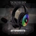 Redragon Gaming Headset w/ rgb lights durable headband and soft