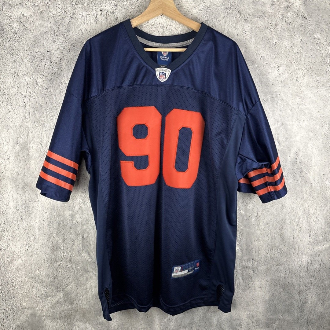 Julius Peppers Chicago Bears Mens NFL Reebok Football Jersey Size 52 XL Stitched