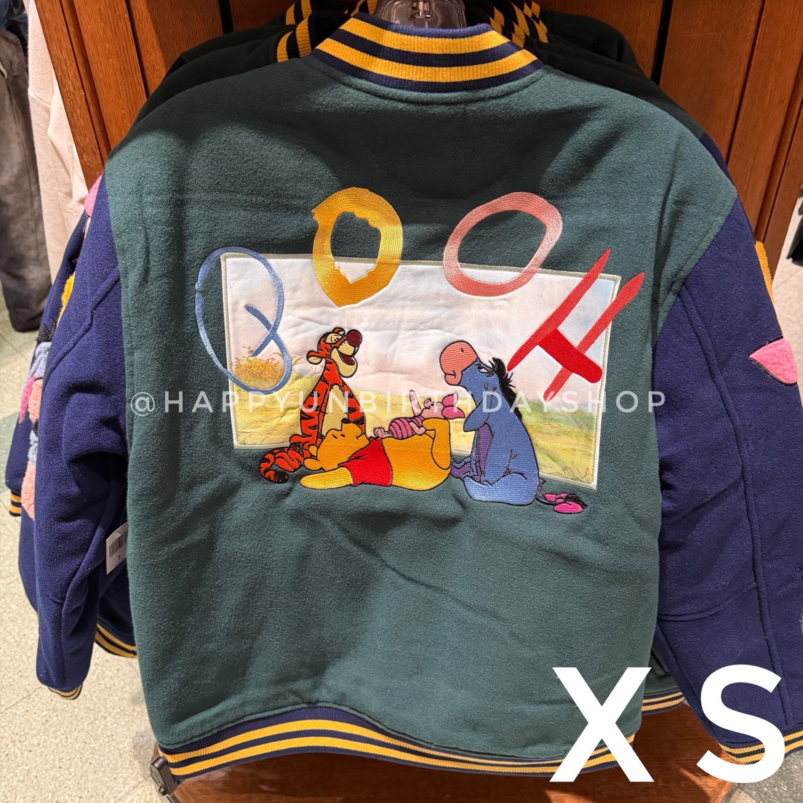 Disney Parks Winnie the Pooh & Friends Varsity Jacket XS