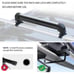 Leader Accessories Snowboard Ski Fishing Pole Rack With Lock For Car SUV