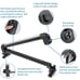 Leader Accessories Snowboard Ski Fishing Pole Rack With Lock For Car SUV
