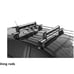 Leader Accessories Snowboard Ski Fishing Pole Rack With Lock For Car SUV
