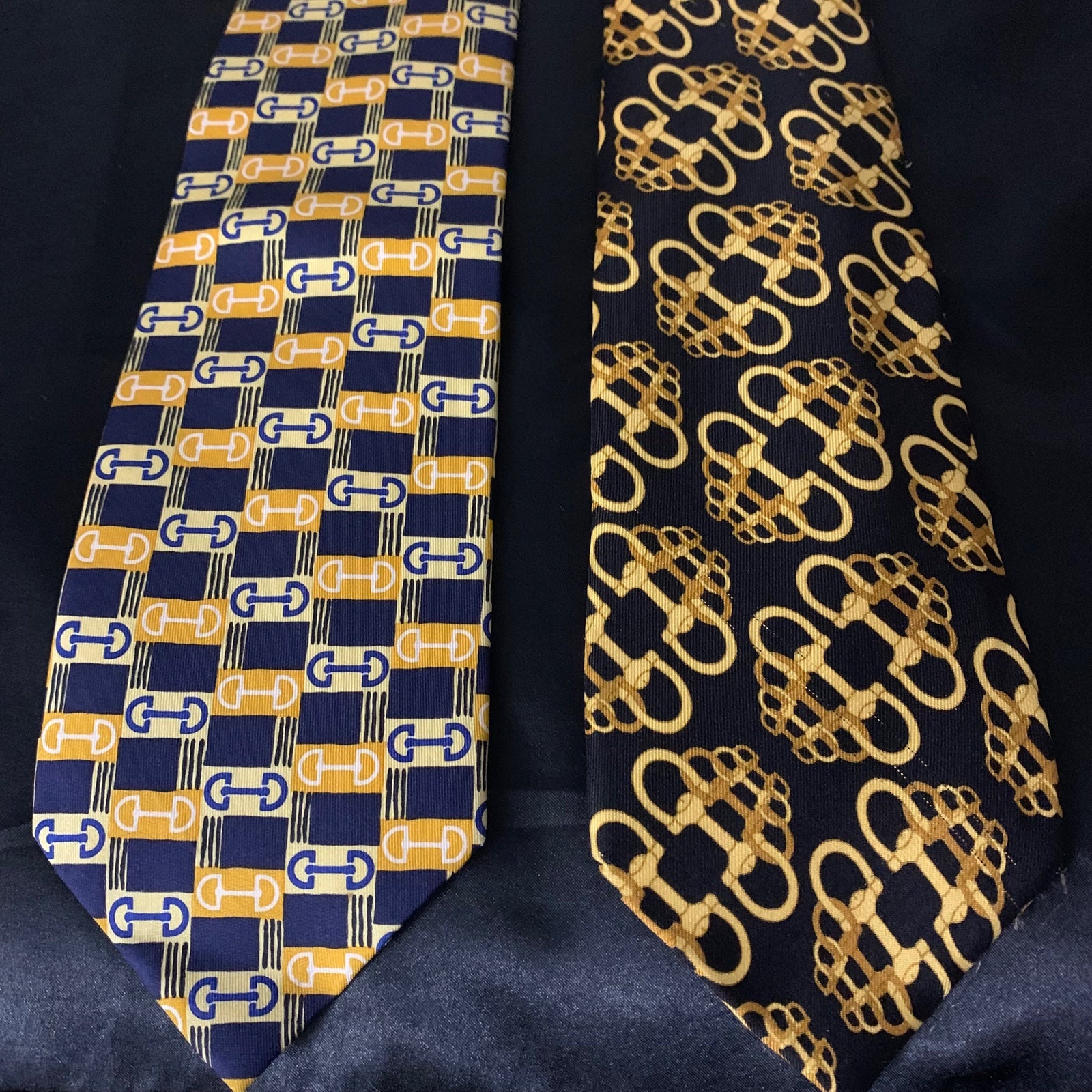 Lot of 2 Gucci Shirts Ties