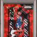 2018-19 Panini Prizm Mikal Bridges Red Ice Rookie Rc #289 PSA 9