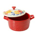 The Pioneer Woman Floral 6.25-inch Assorted Color Casseroles with Lid, Set of 4