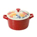 The Pioneer Woman Floral 6.25-inch Assorted Color Casseroles with Lid, Set of 4