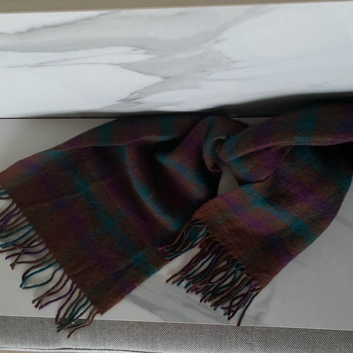 Antique Club Fellow 100% Wool Scarf