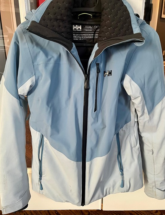 Helly Hansen Fitted Womens Ski Jacket – XS – Two-Tone Blue, Like New