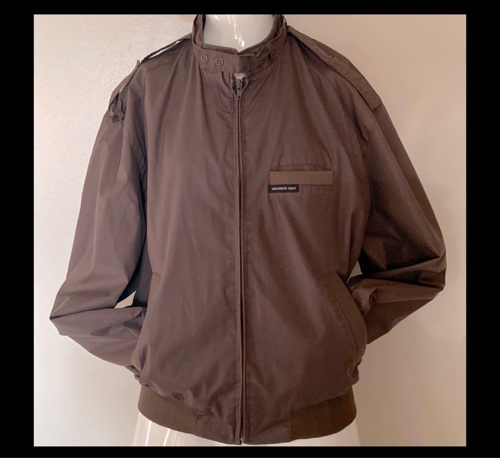 1980s Members Only Vintage Bomber Jacket