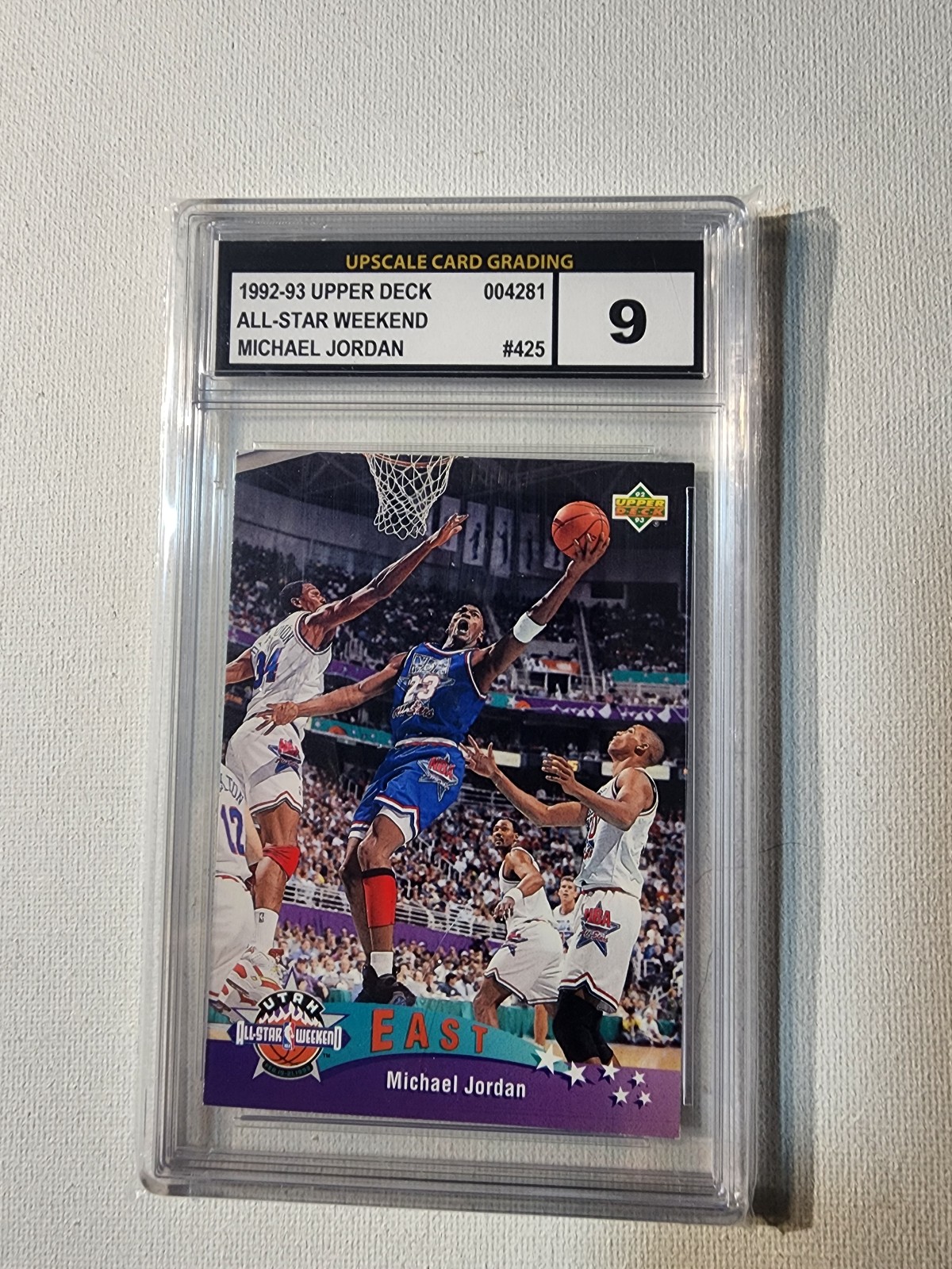 1992-93 Upper Deck All-Star Michael Jordan #425 UCG 9 MINT HOF