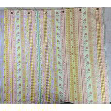 Vintage Gloria Vanderbilt Bloom Craft Curtain Panel Fabric Shower Curtain Floral