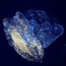 RARE Blue Celestite Yellow Calcite Crystal Cluster Afghanistan UV Celestine Gem