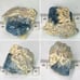 RARE Blue Celestite Yellow Calcite Crystal Cluster Afghanistan UV Celestine Gem