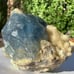 RARE Blue Celestite Yellow Calcite Crystal Cluster Afghanistan UV Celestine Gem