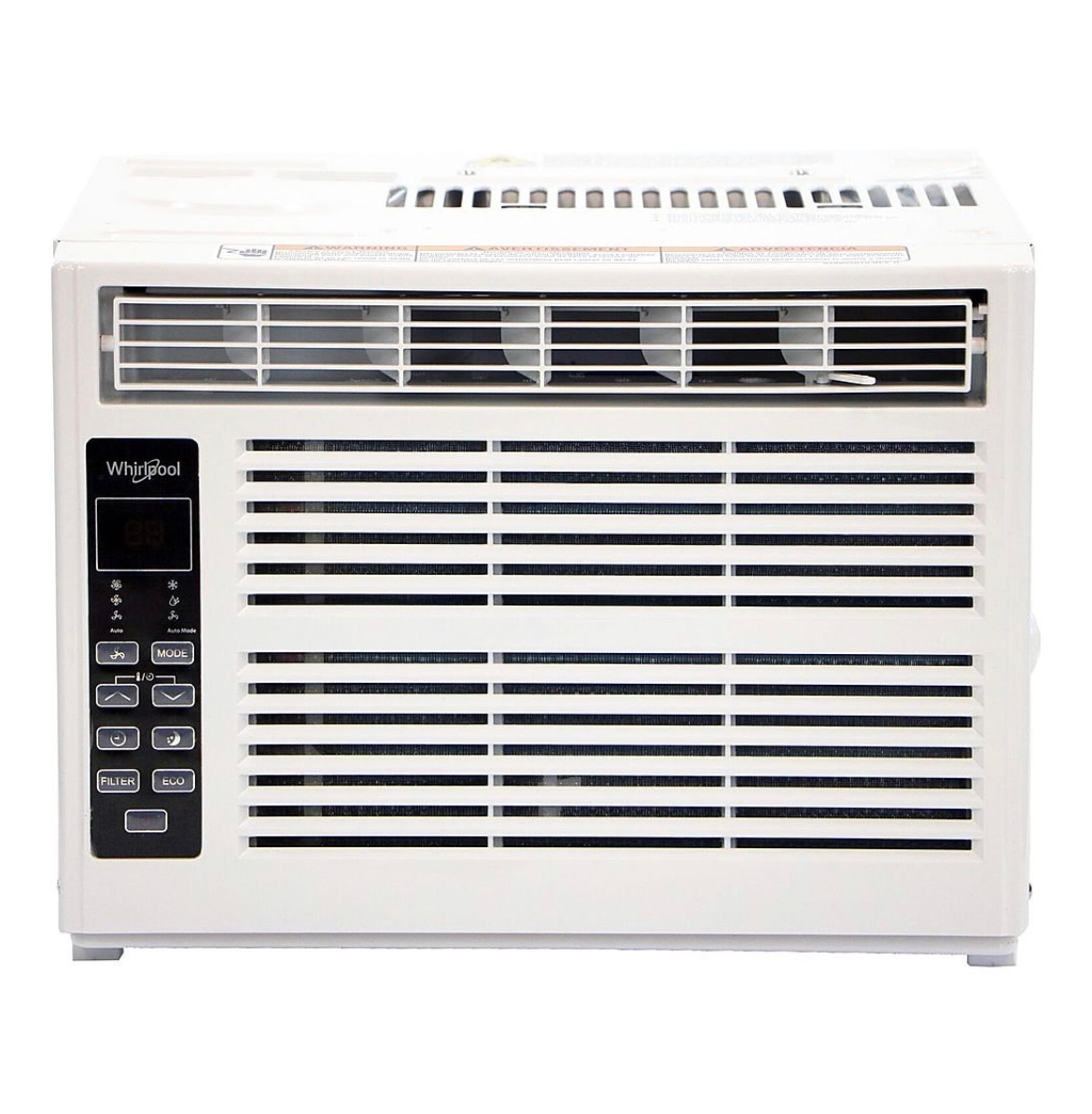 6,000 BTU 115V Window Air Conditioner Cools 250 Sq. Ft. with Dehumidifier