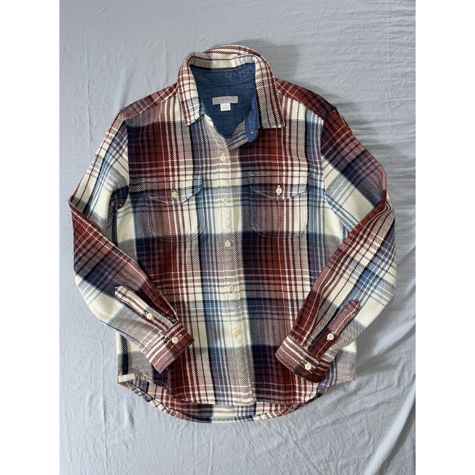 Outerknown Women's Cloud Weave Blanket Long Sleeve Flannel Jacket. Women's XS.