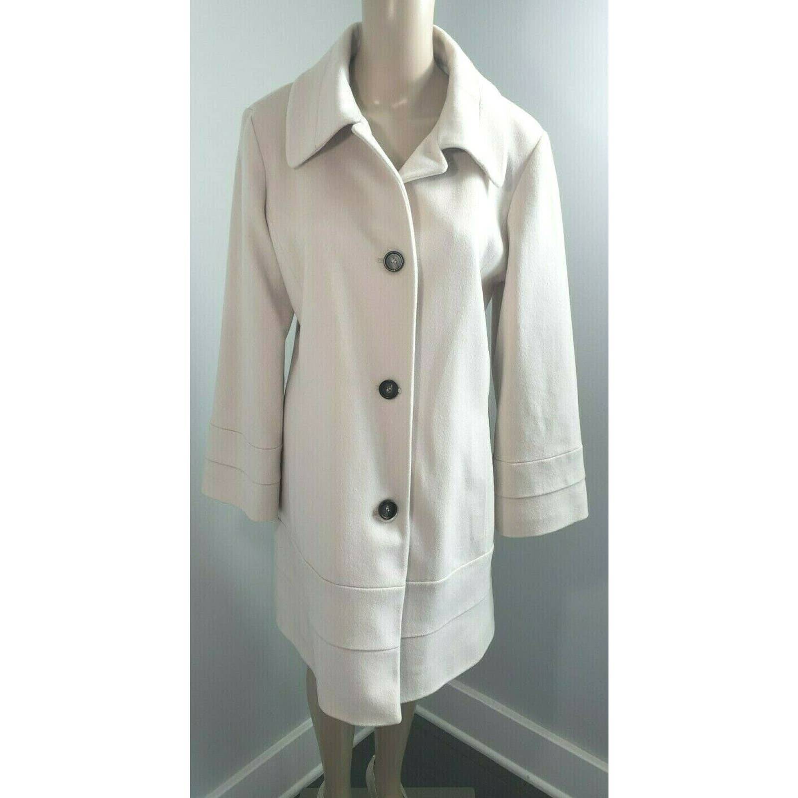 FLEURETTE 100% Wool Cream 10 Peacoat