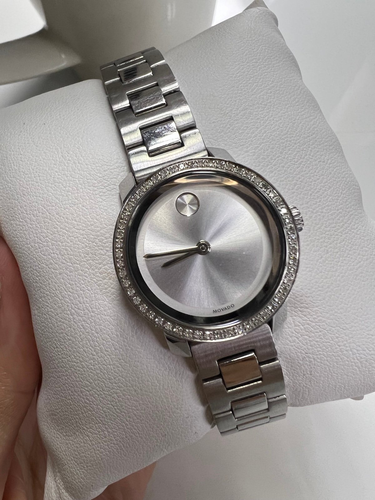 Movado white watches for women