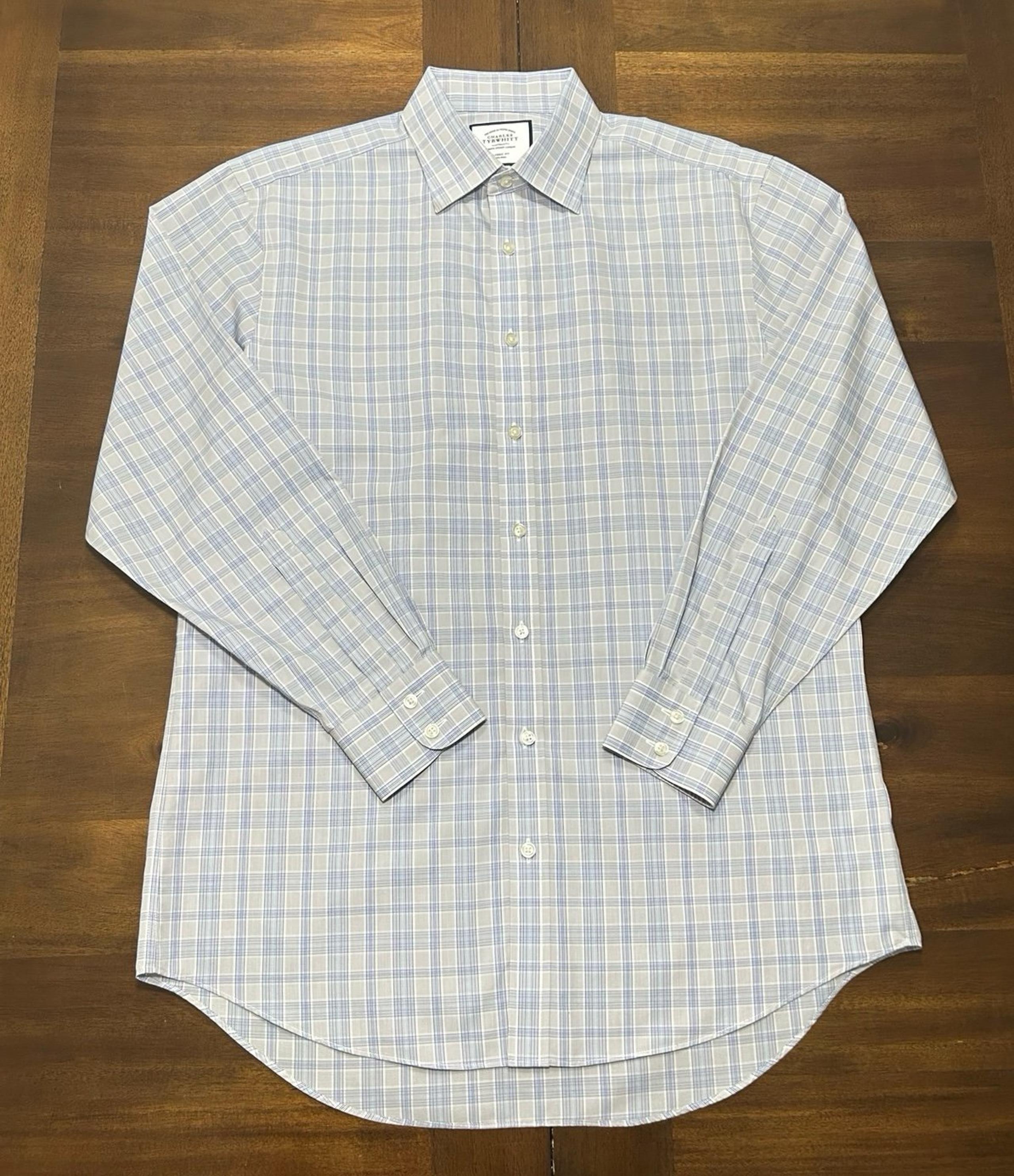 Men’s Charles Tyrwhitt Long Sleeve Dress Shirt Size 16/34 in.