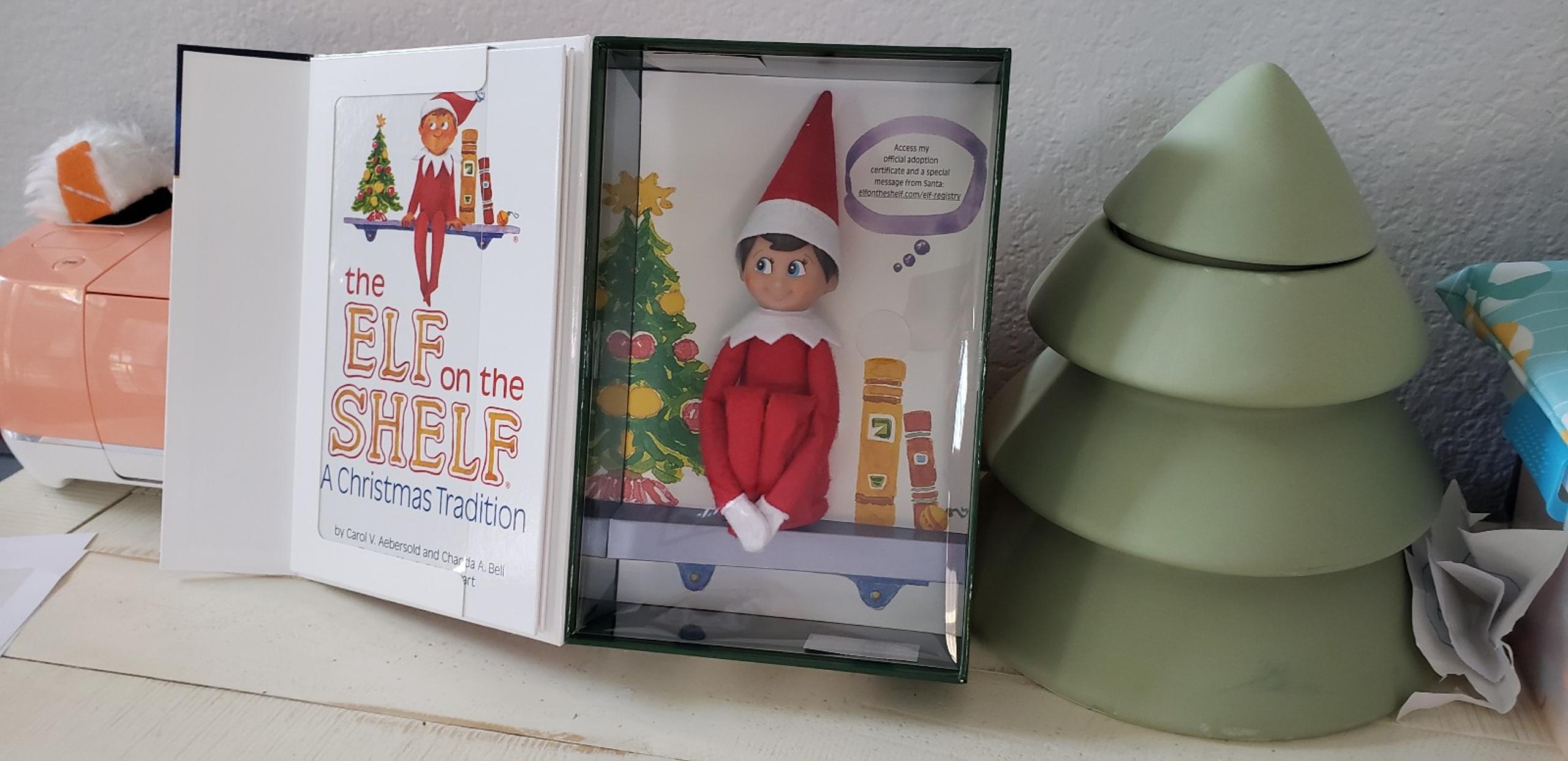 on the Shelf boy includes storybook and scout elf