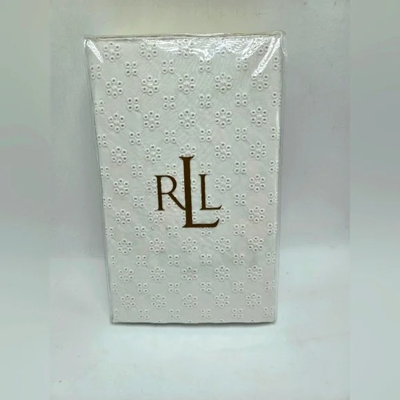 Brand New Laruen Ralph Lauren Cottage Hill Pillow Sham Bedding Eyelet White