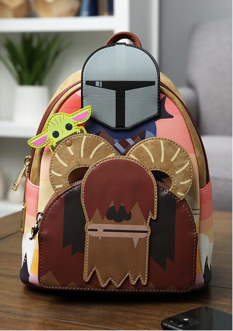 Loungefly Star Wars The Mandalorian Bantha Ride Mini Backpack NWT