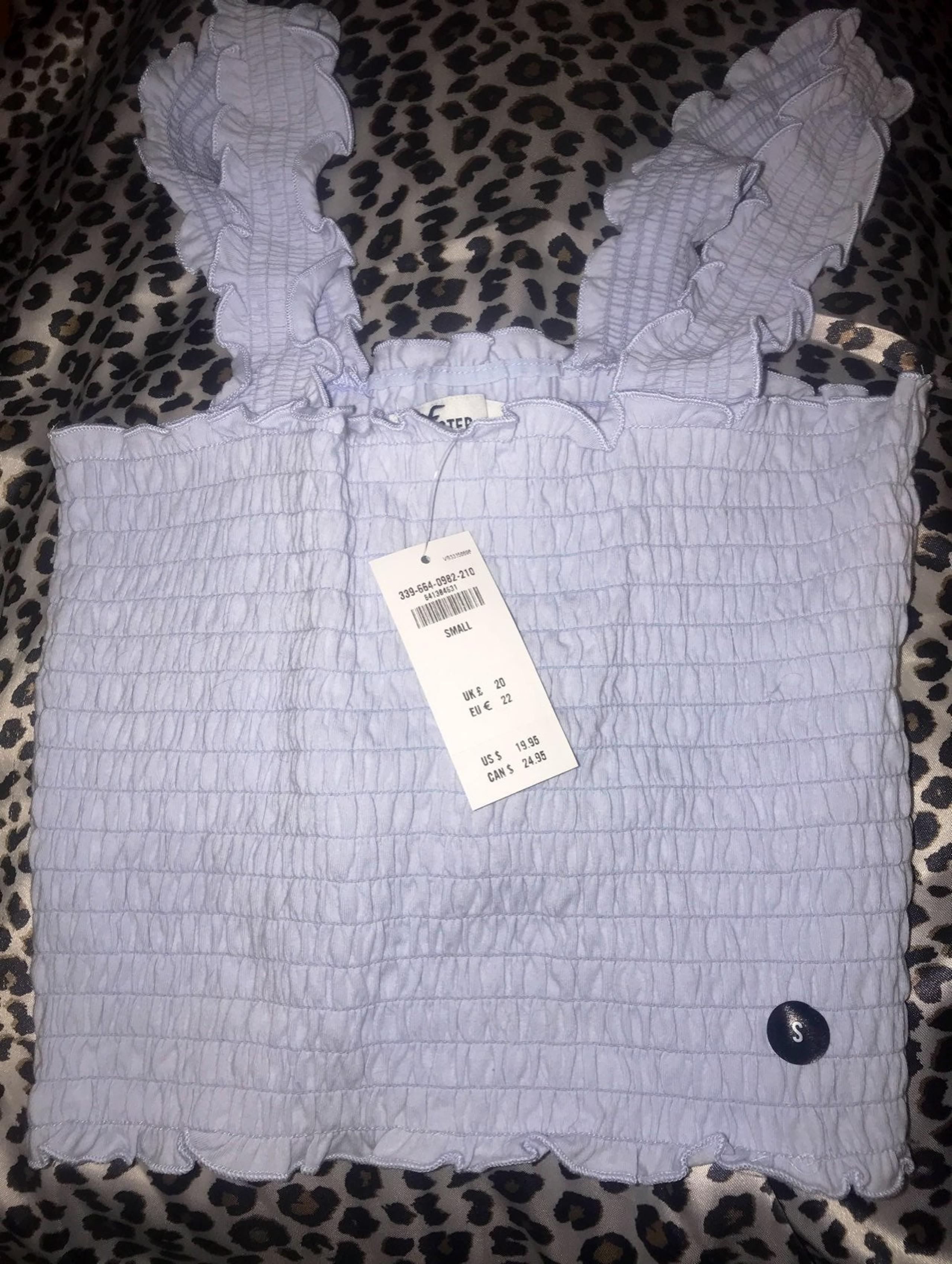 NWT Square neck ruched Hollister tank