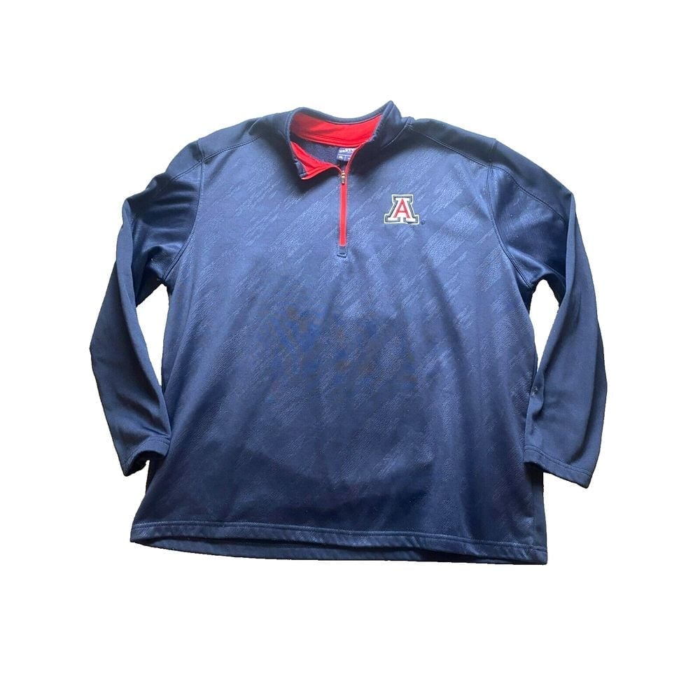 Arizona Wildcats Sweatshirt Adult Extra Large Navy Blue Campus Heritage NCAA Men