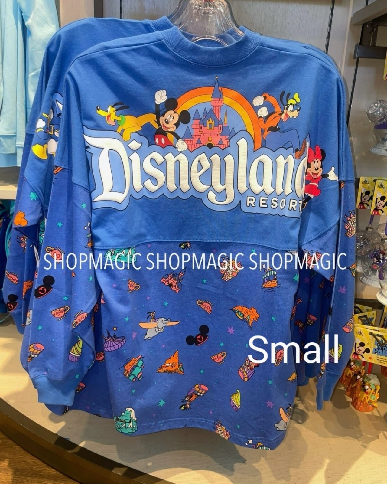 New Disney Parks Disneyland Blue Play In The Park Spirit Jersey Mickey & Friends