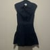 MILLY Gabby Poplin Dress Mini Dress, Navy, Size 4