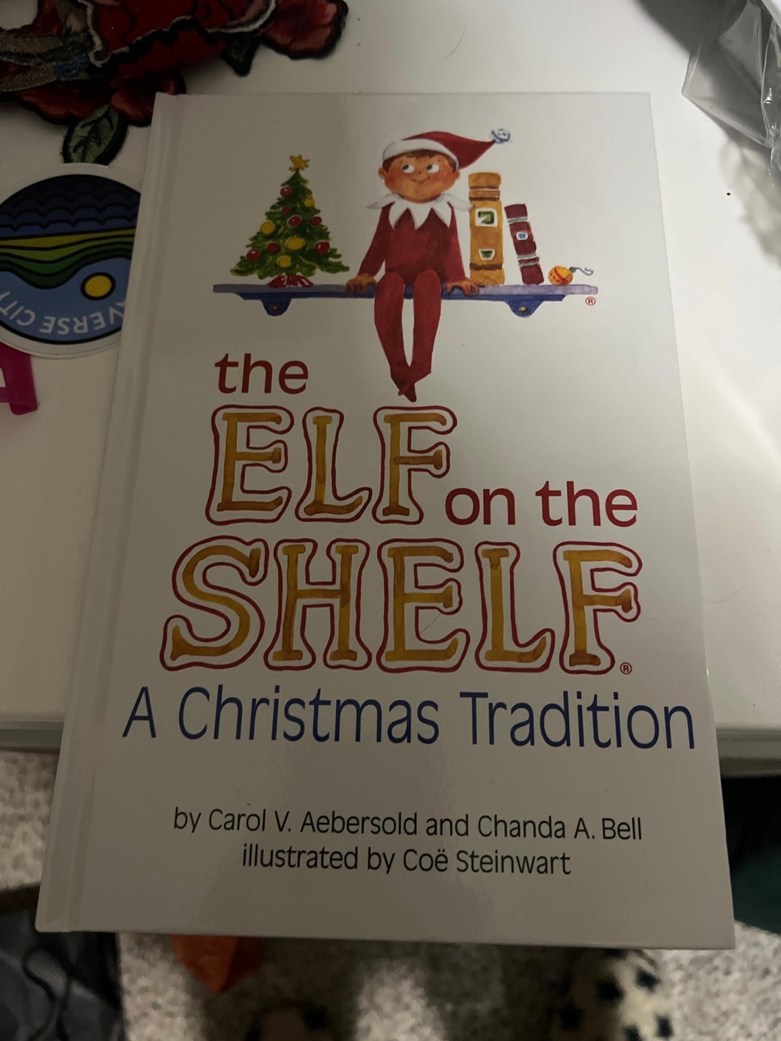 elf shelf Christmas book new