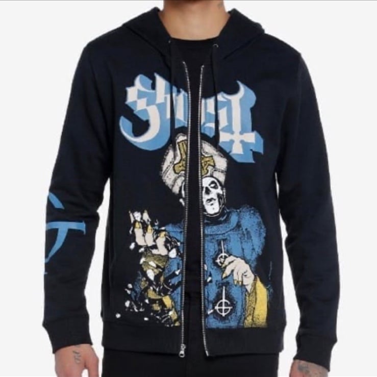 Unisex Ghost Handful‎ Of Demons Hoodie Jacket Hot Topic Papa Emeritus