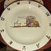 4 Vintage Monterrey Western Enamelware Dinner Plates