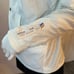 Diesel windbreaker women’s hooded jacket white size Small