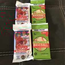 Topps 4 Pack Lot