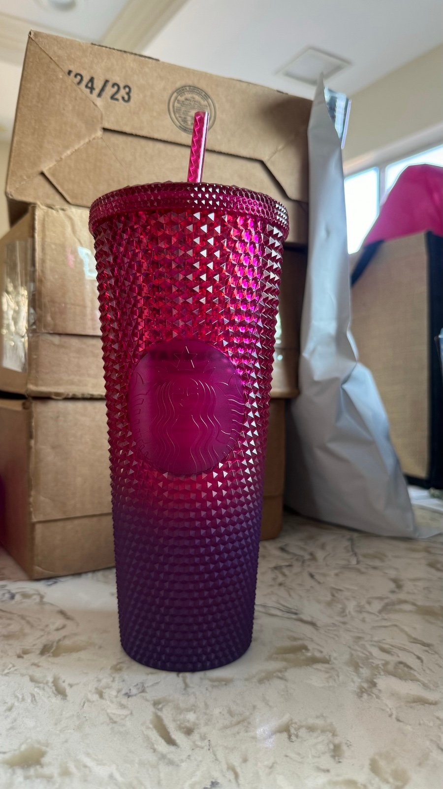 Starbucks Disneyland studded cup