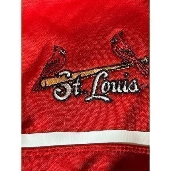 Nike Golf Tour 1/4 Zip Front Dri Fit Men's M Red Pullover L/S St Louis Cardinals