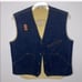 Vintage denim vest with Harley Davidson