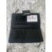 MUNDI Black Leather Wallet NWT Card Slots Zip Closure 7.5 x 3.5