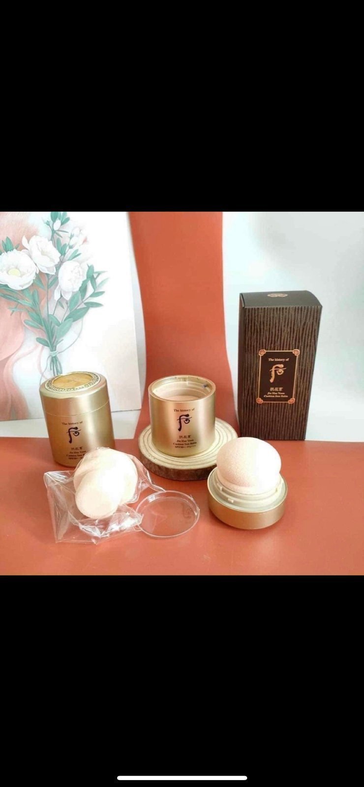 The history of whoo Gongjihyang Jin Hae Yoon cushion Sun Balm SPF50+/PA+++