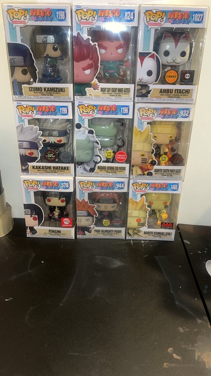 (9) Naruto Funko Pop lot