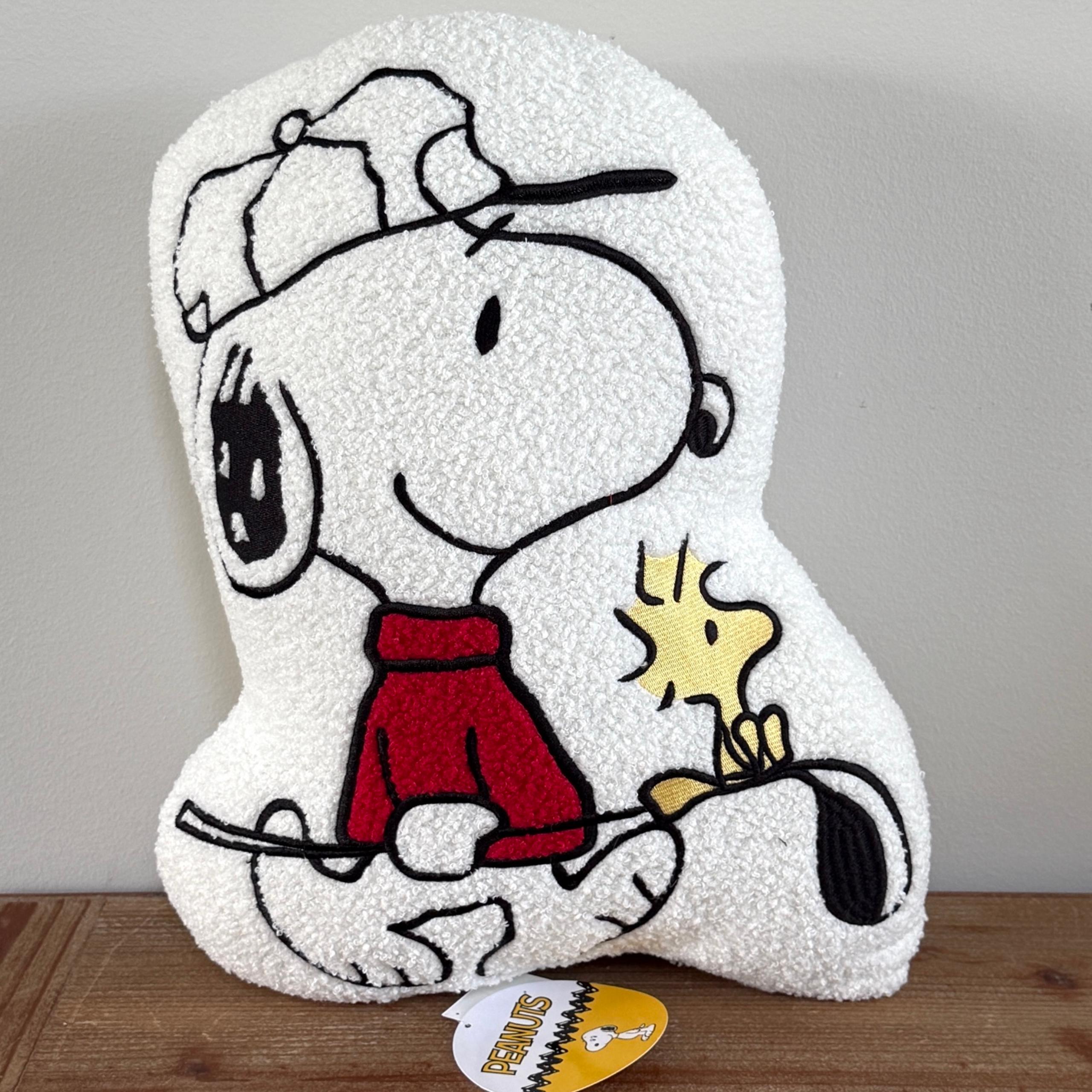 NEW RELEASE Peanuts SNOOPY & WOODSTOCK Golfing Pals Decorative Pillow BNWT