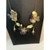 Michael Michaud Pansies Statement Necklace