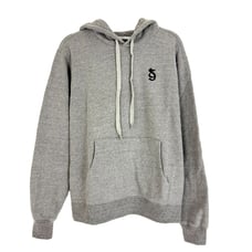 SPIRITUAL GANGSTER SG Monogram Classic Hoodie S Gray Sweatshirt Oversized B20