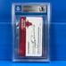 JERRY REINSDORF Signed Business Card Beckett BGS Slab Chicago Bulls Owner AUTO
