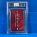 JERRY REINSDORF Signed Business Card Beckett BGS Slab Chicago Bulls Owner AUTO